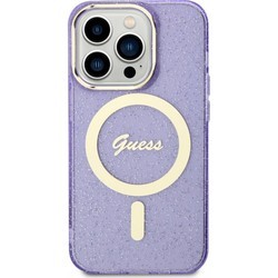 GUESS Glitter Gold MagSafe for iPhone 14 Pro