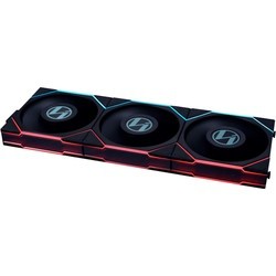 Lian Li Uni Fan Reverse TL120 LCD 3-pack Black