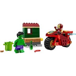 Lego Iron Man with Bike and The Hulk 76287