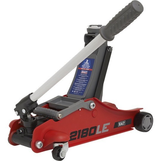 Sealey 180 Degree Handle Low Profile Short Chassis Trolley Jack 2T