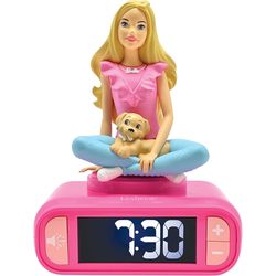 Lexibook Alarm Clock with Barbie 3D Night Light