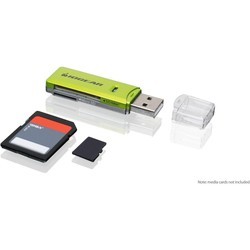 IOGEAR USB 2.0 SD Portable Card Reader Dual Slot