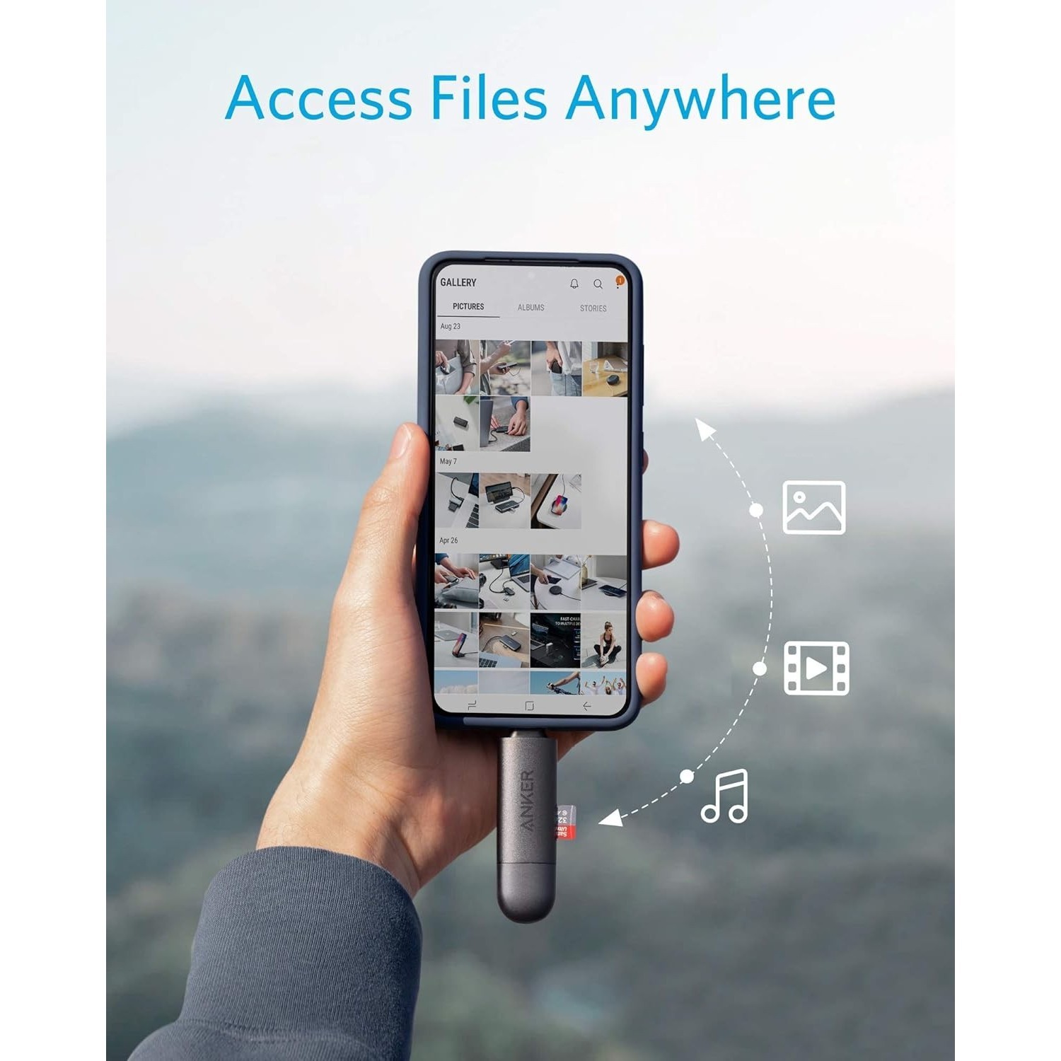 ANKER USB-C & USB-A PowerExpand 2-in-1 SD 3.0 Adapter