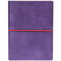 Ciak Ruled Notebook Pitti Purple&amp;Red