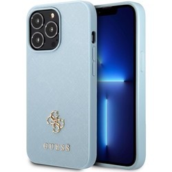 GUESS Saffiano Small Metal Logo for iPhone 13 Pro Max