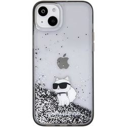 Karl Lagerfeld Liquid Glitter Choupette for iPhone 15 Plus