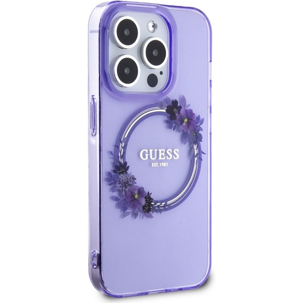 GUESS IML Flowers Wreatch MagSafe for iPhone 15 Pro Max