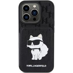 Karl Lagerfeld Cardslots Stand Choupette for iPhone 15 Pro