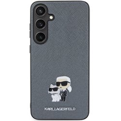 Karl Lagerfeld Saffiano Karl&Choupette Metal Pin for Galaxy S24