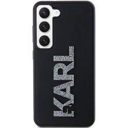 Karl Lagerfeld 3D Rubber Glitter Logo for Galaxy S23 Plus