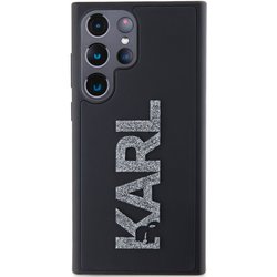 Karl Lagerfeld 3D Rubber Glitter Logo for Galaxy S23 Ultra