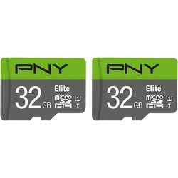 PNY Elite microSD Class 10 U1 32&nbsp;ГБ 2&nbsp;шт