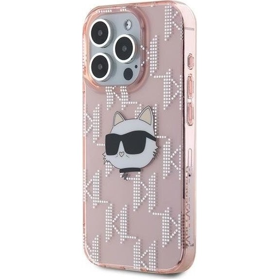 Karl Lagerfeld IML Choupette Head & Monogram for iPhone 15 Pro