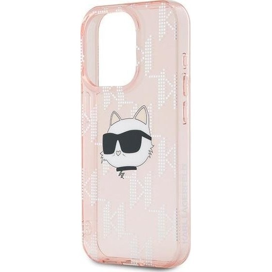 Karl Lagerfeld IML Choupette Head & Monogram for iPhone 15 Pro