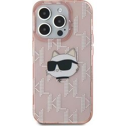 Karl Lagerfeld IML Choupette Head & Monogram for iPhone 15 Pro Max