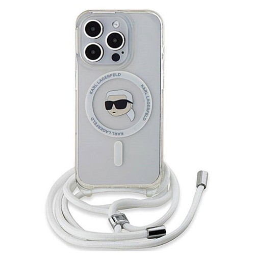 Karl Lagerfeld Crossbody IML Karl Head MagSafe for iPhone 15 Pro