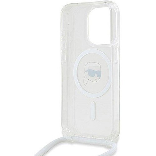 Karl Lagerfeld Crossbody IML Karl Head MagSafe for iPhone 15 Pro