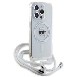 Karl Lagerfeld Crossbody IML Karl Head MagSafe for iPhone 15 Pro Max