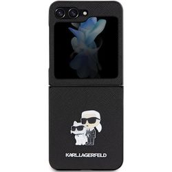 Karl Lagerfeld Saffiano Karl&Choupette Pin for Galaxy Z Flip 5