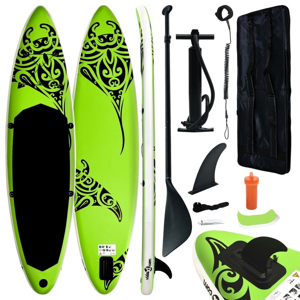 VidaXL Inflatable Stand Up Paddleboard Set 120.1&#34;x29.9&#34;x5.9&#34;