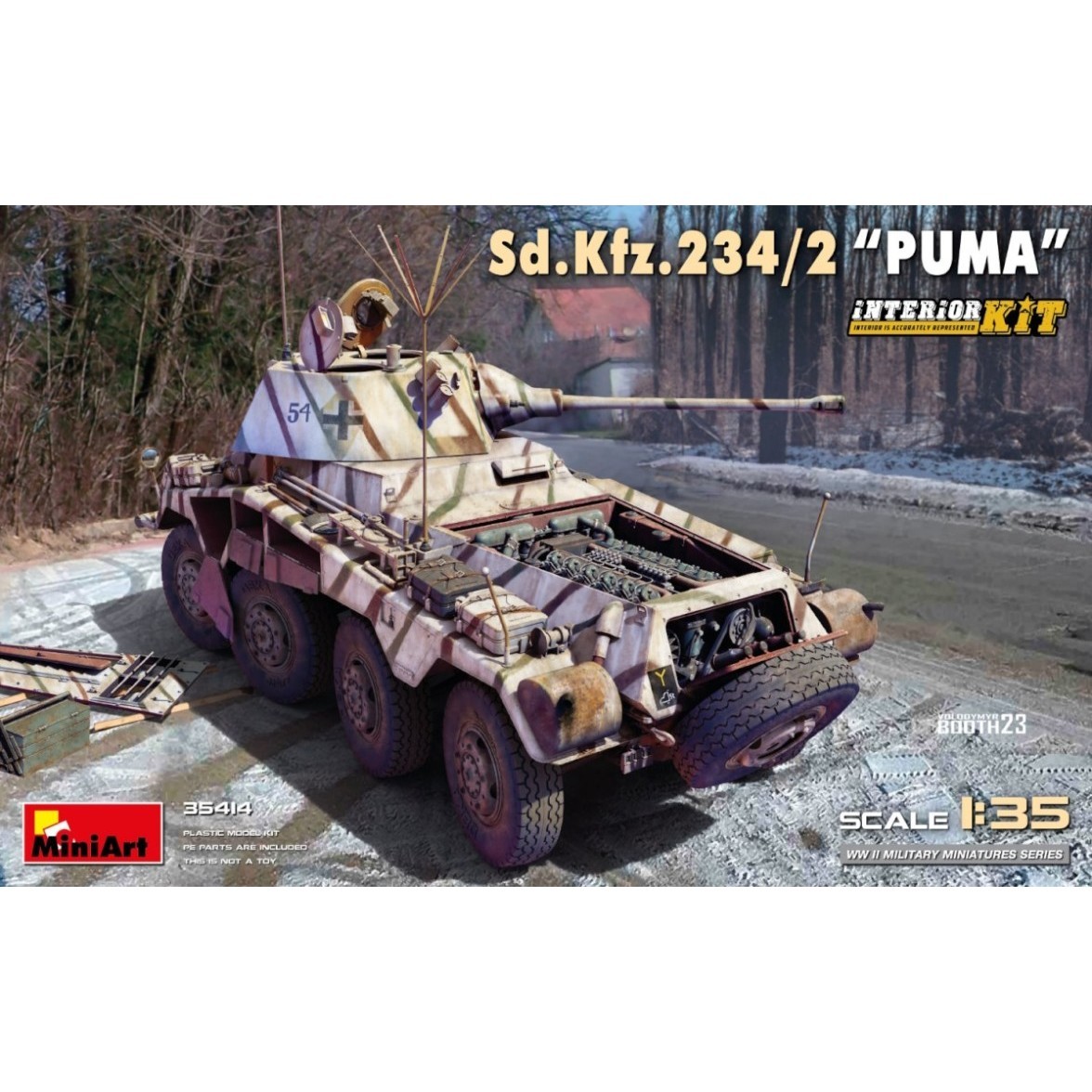 MiniArt Sd.Kfz. 234\/2 Puma. Interior Kit (1:35)