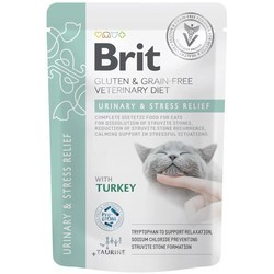 Brit Urinary And Stress Relief Cat Pouch 85 g