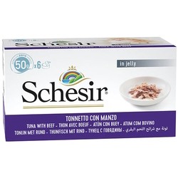 Schesir Adult Canned Tuna\/Beef 6 pcs