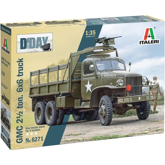 ITALERI GMC 2 1\/2 Ton 6x6 Truck D-Day 80 Anniversary (1:35)