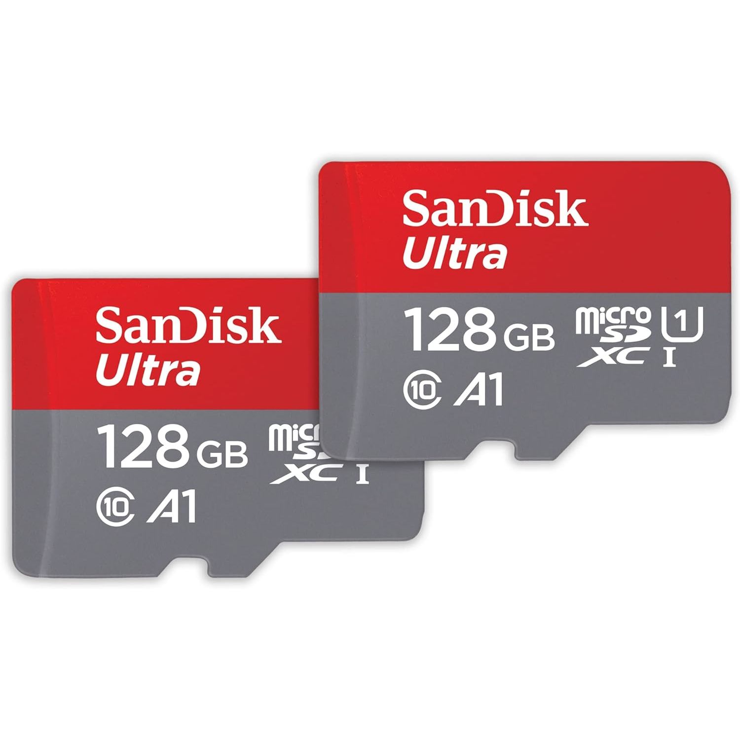 SanDisk Ultra microSD with Adapter 128&nbsp;ГБ 2&nbsp;шт