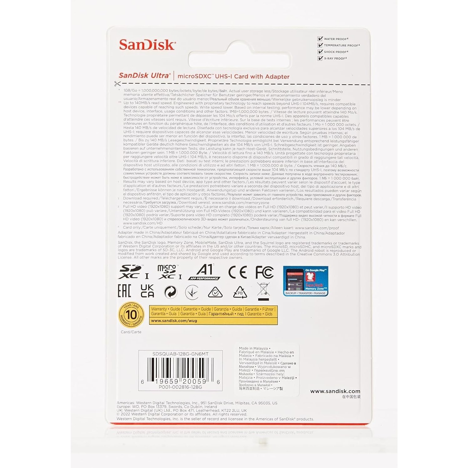 SanDisk Ultra microSD with Adapter 128&nbsp;ГБ 2&nbsp;шт