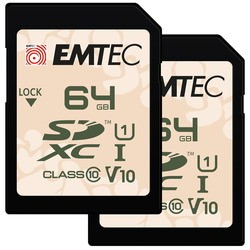 Emtec SD UHS-I U1 V10 Outdoor 64&nbsp;ГБ 2&nbsp;шт