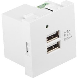 Lanberg AC-4545-2XUSB2.1-W белый