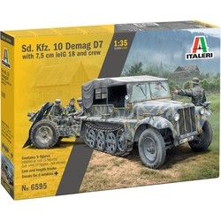 ITALERI Sd. Kfz. 10 Demag D7 with 7.5 cm leIG 18 and Crew (1:35)