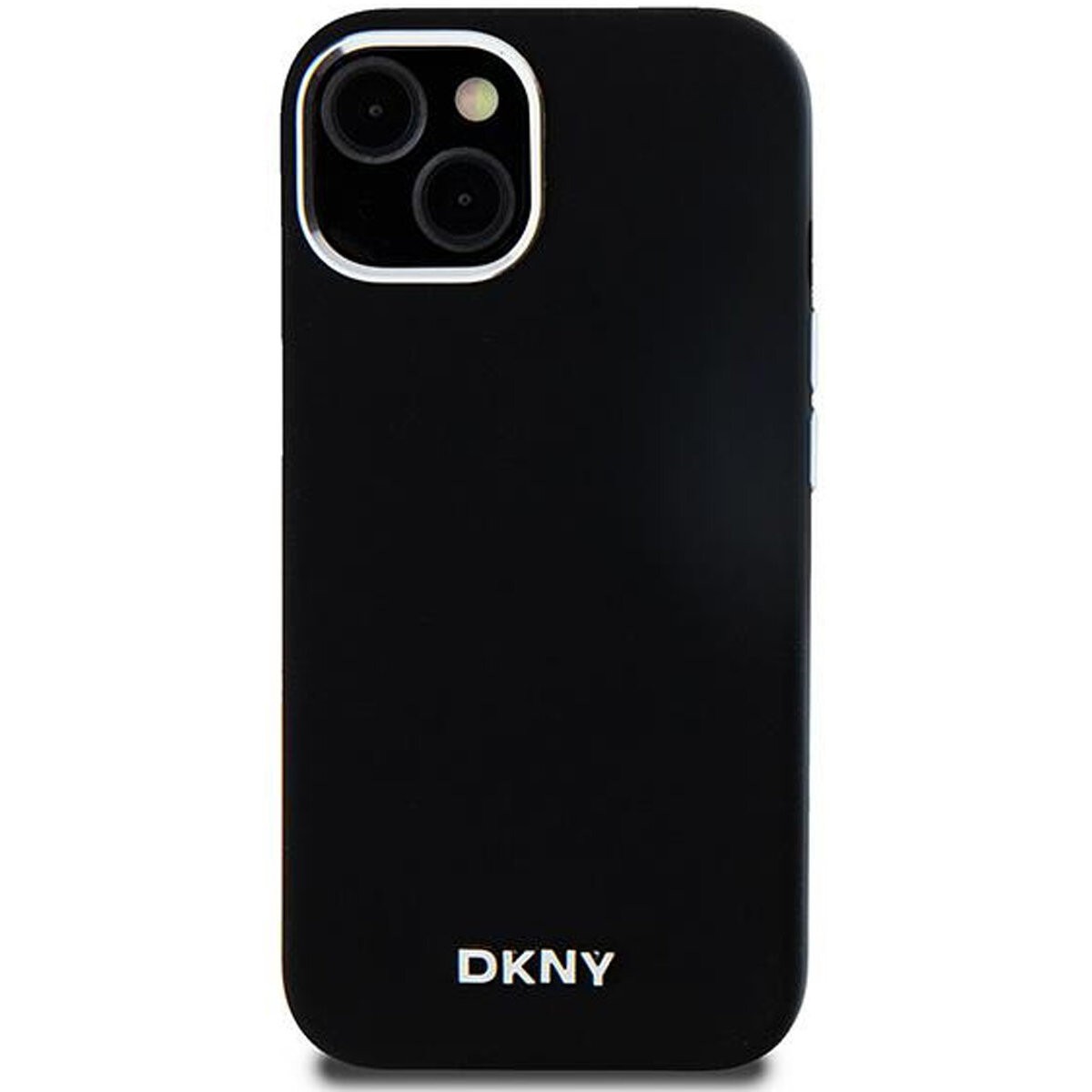 DKNY Liquid Silicone Small Metal Logo MagSafe for iPhone 15 Plus