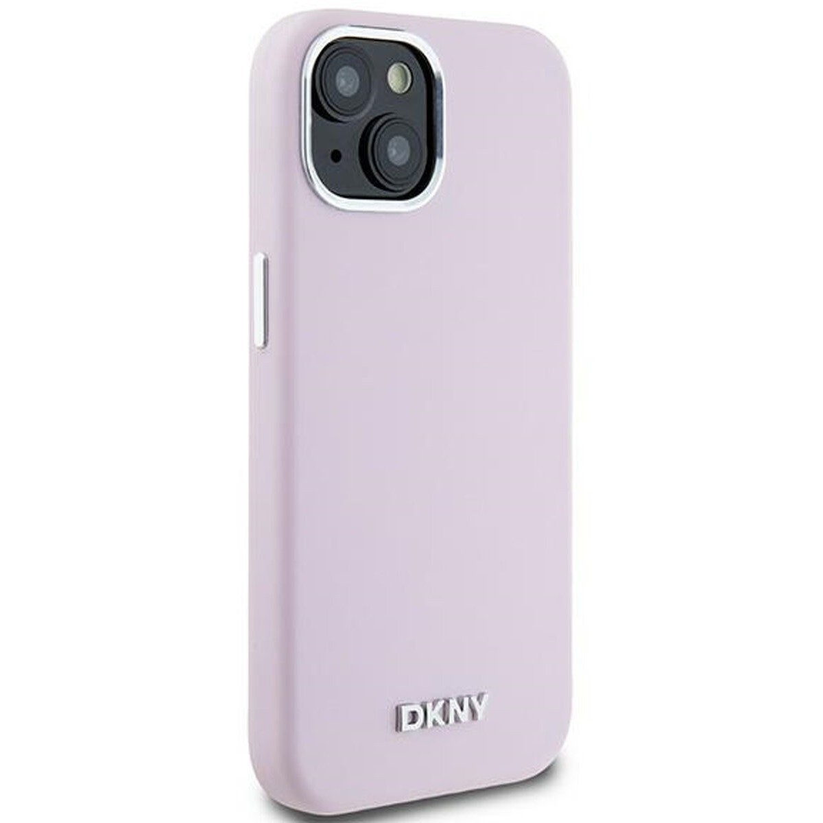 DKNY Liquid Silicone Small Metal Logo MagSafe for iPhone 15 Plus