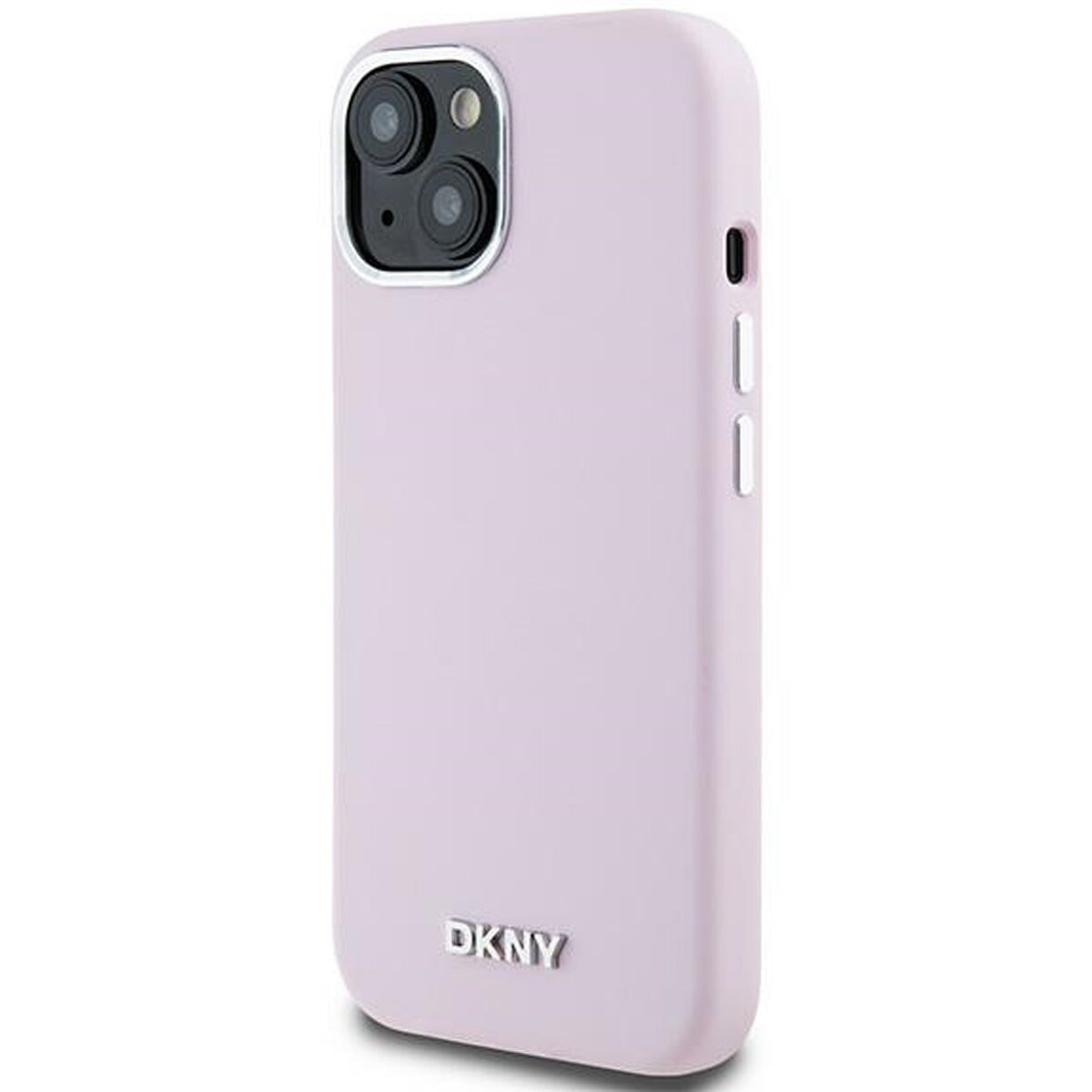 DKNY Liquid Silicone Small Metal Logo MagSafe for iPhone 15 Plus