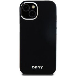 DKNY Liquid Silicone Small Metal Logo MagSafe for iPhone 15 Plus
