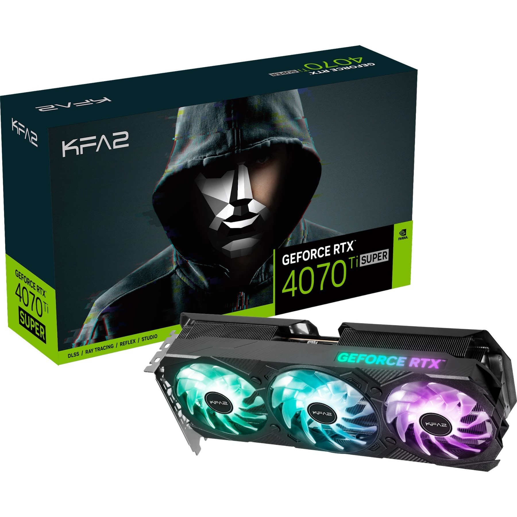 KFA2 GeForce RTX 4070 Ti SUPER EX Gamer 1-Click OC