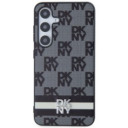 DKNY Leather Checkered Mono Pattern & Printed Stripes for Galaxy S24+