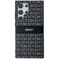 DKNY Leather Mono Stripe & Metal Logo for Galaxy S24 Ultra