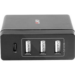 Lindy 4 Port USB Type C & A Smart Charger