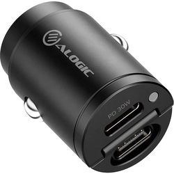 ALOGIC Rapid Power 30W Mini Car Charger 2xUSB-C