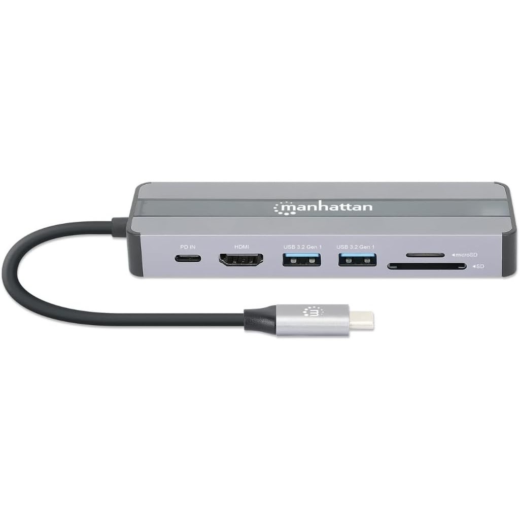 MANHATTAN USB-C 7-in-1 Docking Station with Power Delivery