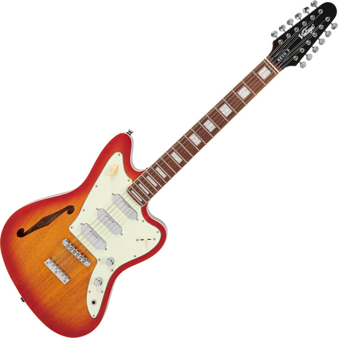 Vintage REVO Series Surfmaster Thinline 12-String