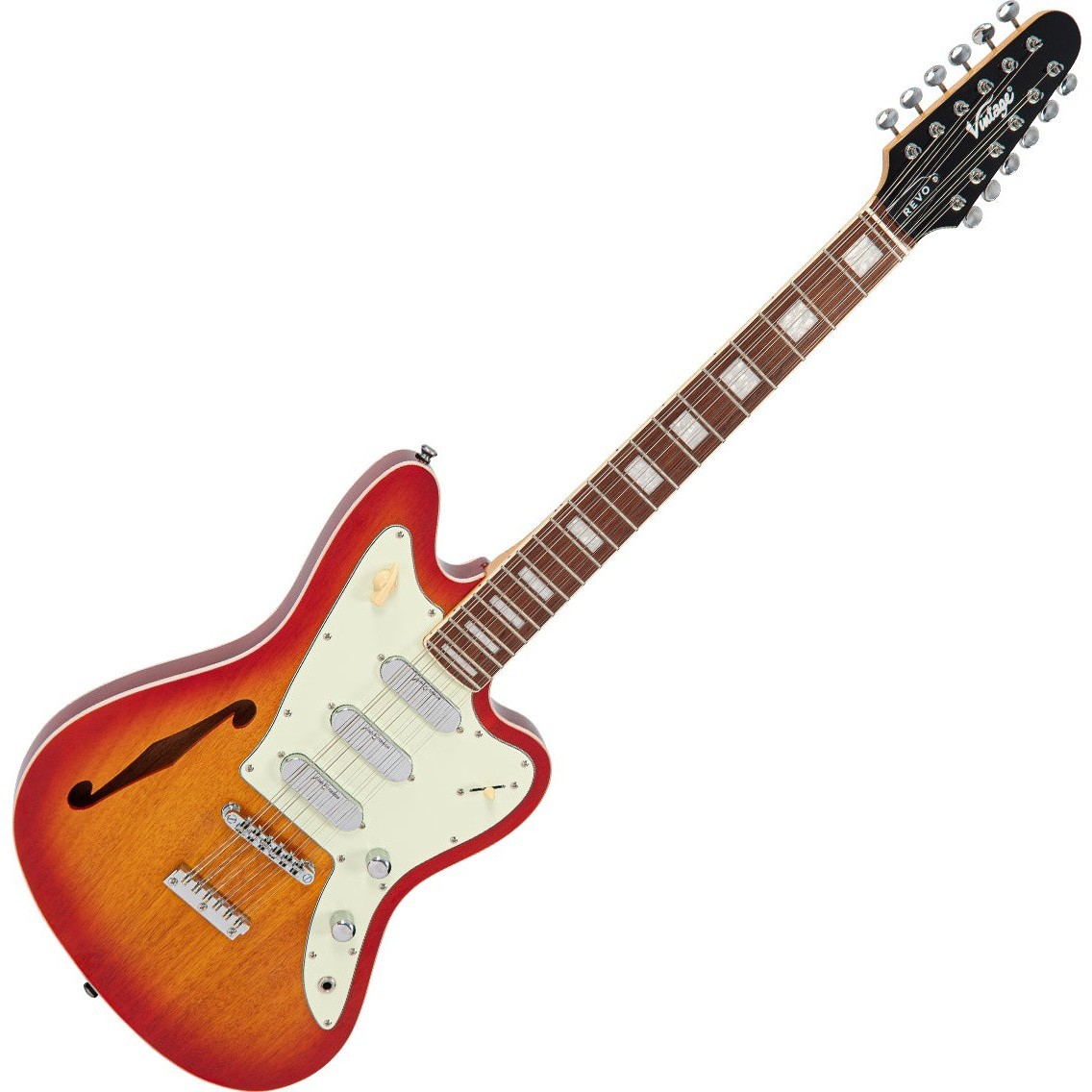 Vintage REVO Series Surfmaster Thinline 12-String
