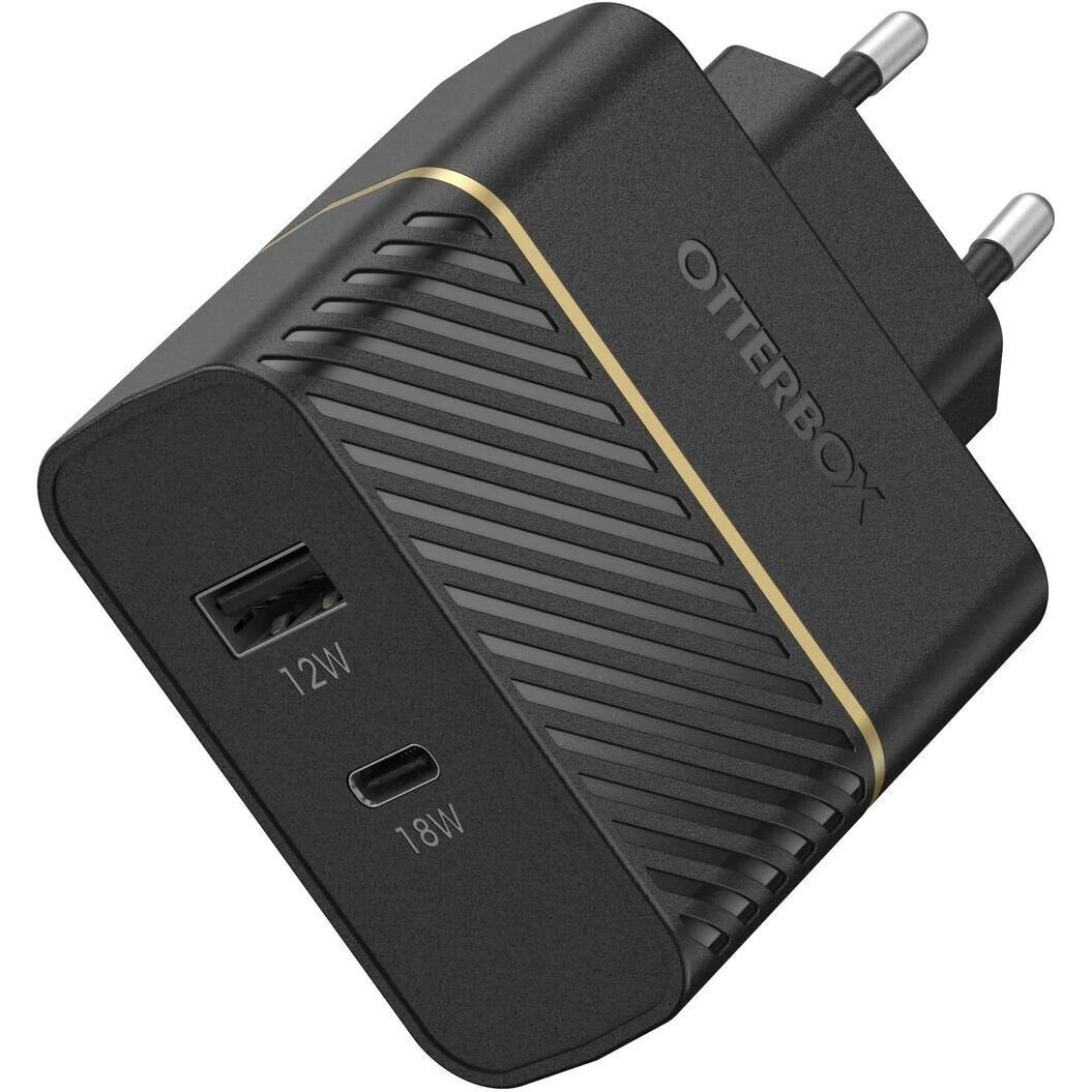 OtterBox USB-C + USB-A 30W Dual Port Wall Charger