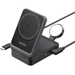 ANKER MagGo Wireless Charging Station Foldable 3-in-1