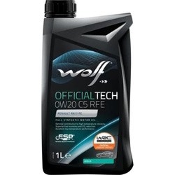 WOLF Officialtech 0W-20 C5 RFE 1L