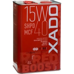 XADO Atomic Oil 15W-40 SHPD MCF Red Boost 4&nbsp;л