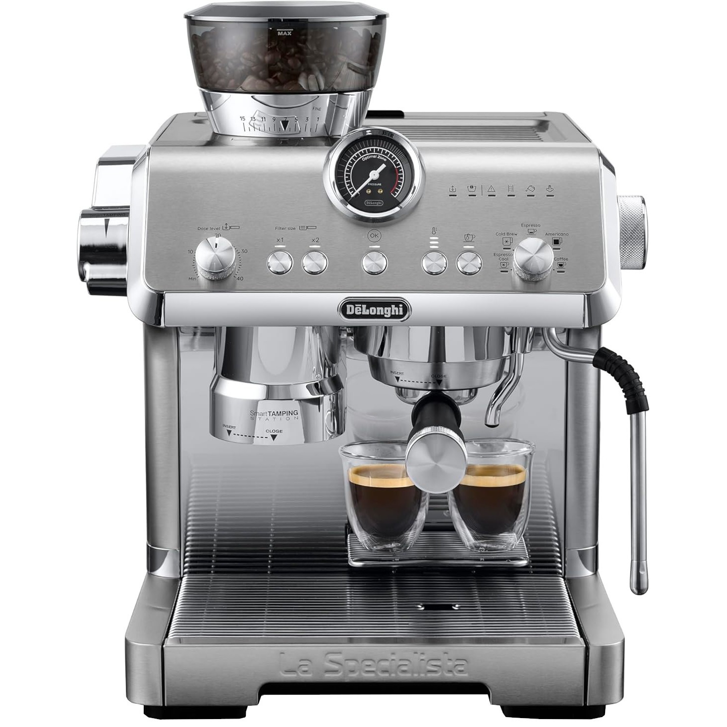 De'Longhi La Specialista Opera EC 9555.M нержавейка